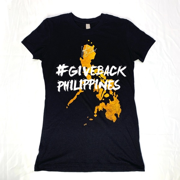 Justin Bieber #Give Back Philippines T-Shirt - Picture 1 of 5